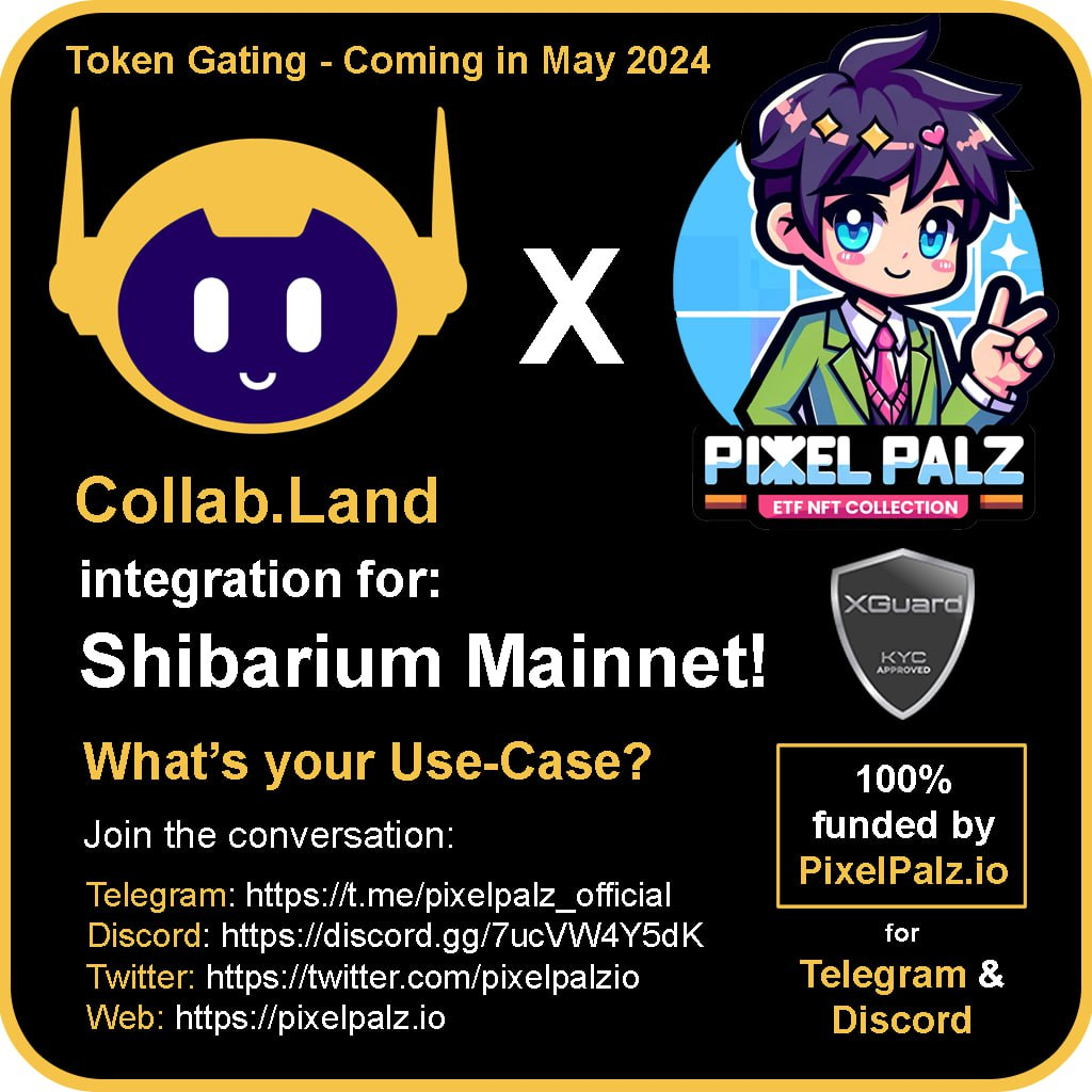 PixelPalz and Collab.Land Join Forces to Power Shibarium Growth